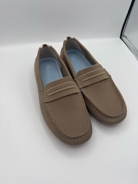 Rothy's Women’s Taupe Canvas Penny Loafers